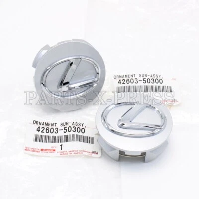 Tapa plateada central rueda toyota lexus original rx350 es350 hs250 gs250 ls460 x2 Foto 1 de 4
