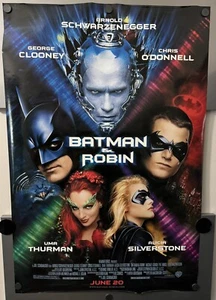 Vintage Batman and Robin 27x40 Original Theater Double Sided Movie Poster Nice!! - Picture 1 of 17