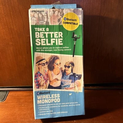 Promark Bluetooth Wireless Monopod Selfie Stick Brand New Sealed Fast Shipping! - Image 1 of 4
