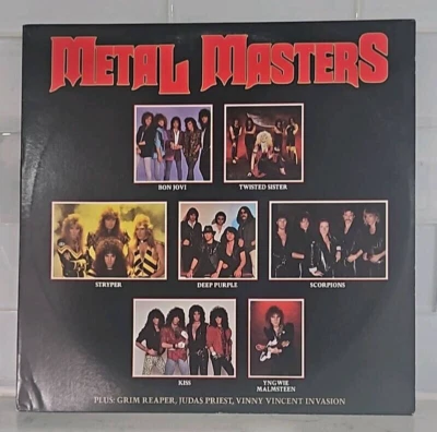 Metal Masters Vinyl 1984 K-Tel Record Release TU 2180 Kiss Stryker Scorpions VG - Image 1 of 4