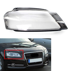 For Audi A3 8P S-line S3 RS3 2008-2012 Right Front Headlight Headlamp Lens Cover