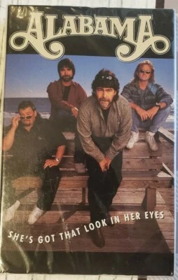 ALABAMA She's Got That Look In Her Eyes Cassette tape single country western  - Image 1 of 2