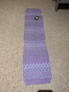 POM Diamond Pull Through Scarf Lilac - Picture 1 of 3