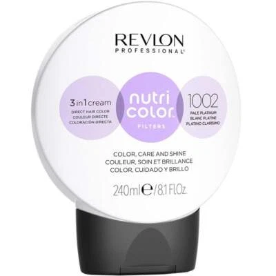 Revlon Nutri Color Filters 3 in 1 Farbcreme 1002 Pale Platinum 240ml - Bild 1 von 2
