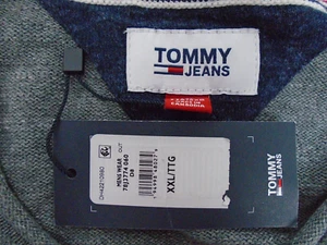 Nuevo con etiquetas Tommy Hilfiger Tommy Jeans Suéter Para Hombre Gris Ligero Talla 2XL - Imagen 1 de 8
