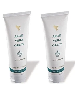 NEW 2XForever Living ALOE VERA GELLY ~ 4 fl.oz each, 84.82% Aloe- Exp 06/2028 - Picture 1 of 4
