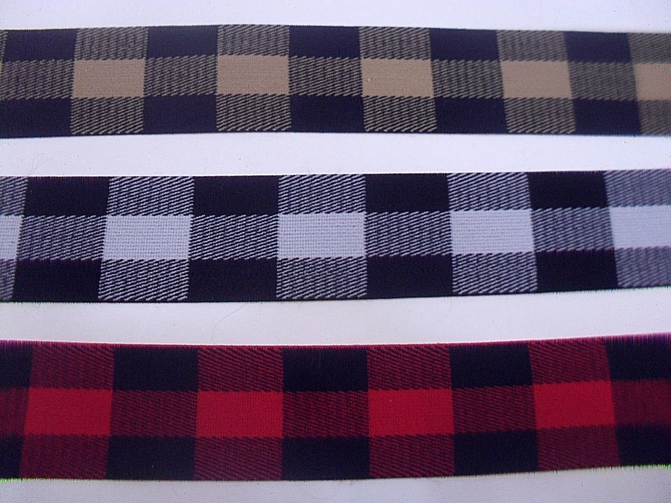 NOVITA' MODA 1 METRO BORDURA ELASTICA SCOZZESE ALTEZZA 4 cm. - Immagine 1 di 1