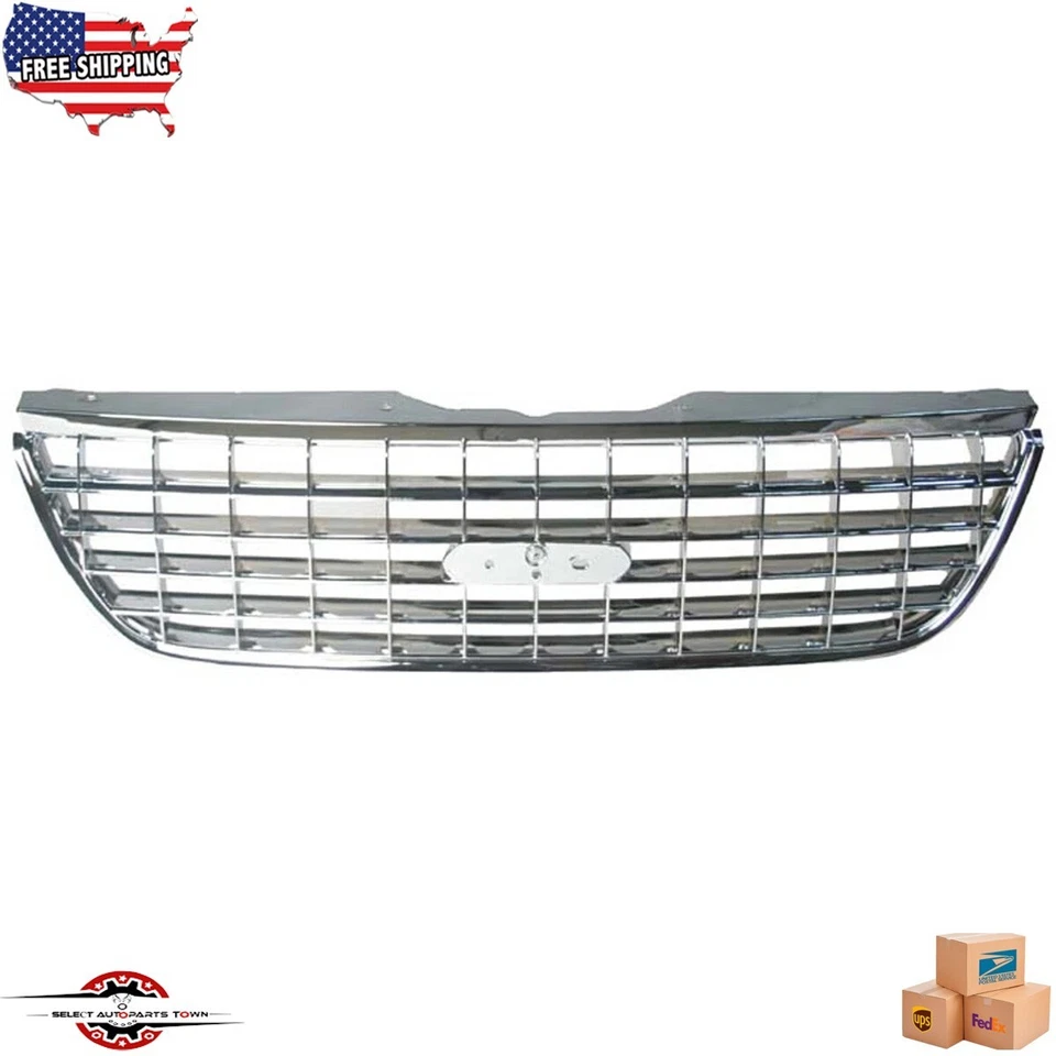 Fits 2002-2005 Ford Explorer Sport New Front Grille Assembly Chrome FO1200426 Foto 1 de 4