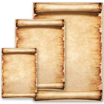 PAPER-MEDIA Carta da lettera decorati PERGAMENA