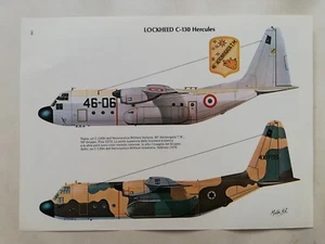 Tavola Enciclopedia LOCKHEED C-130 HERCULES Aviazione Militare Storia - Picture 1 of 2