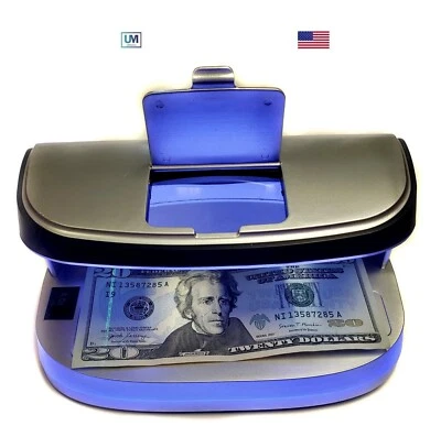 Detector de billetes falsos USB batería portátil 4 modos magnético UV LED MG dinero Foto 1 de 4
