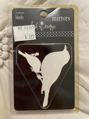 Heidi Swapp Espejos Pájaros 4 Piezas HS64365 Álbum de Recortes Artesanía Rosa Transparente Foto 1 de 3