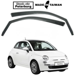for FIAT 500 2008- IN-CHANNEL WIND DEFLECTOR 2PCS - Picture 1 of 8