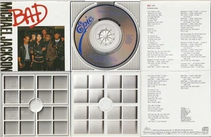 Michael Jackson BAD 3" mini CD 3-inch Single Tanzaku Longbox JAPAN 1987 - Foto 1 di 3