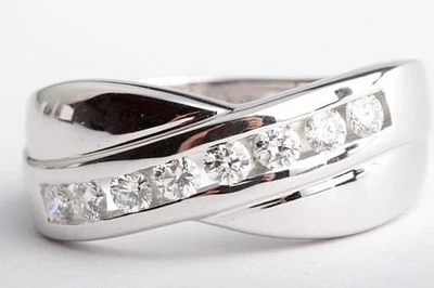 Wunderschöner 750 Weißgold Brillantring lupenrein 0,4ct - - Bild 1 von 4