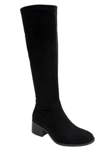 Kenneth Cole Ladies Stanford Salt Stretch High Tall Boots Size US 8 Black - Bild 1 von 20