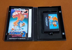 Sonic the Hedgehog 2 Sega Genesis Komplett.  Fast perfekt - getestet & funktionsfähig - Bild 1 von 11