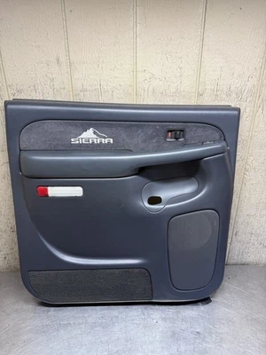 GMC Sierra 2500HD 2001-2002 Driver LH izquierda grafito puerta trasera panel OEM Foto 1 de 4
