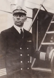 1926 Stampa Foto Eroe Capitano di Mare George Fritto Salva Merciere Antinoe - Foto 1 di 2