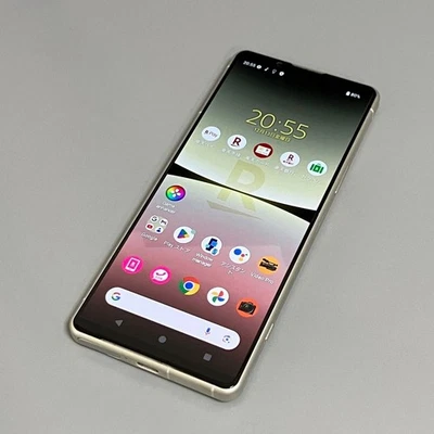 Sony Xperia 5 IV XQ-CQ44 Ecru White Unlocked 128GB Smartphone Japan Used Phone - Image 1 of 4