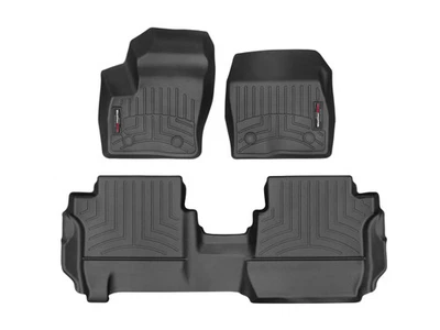 Forro de piso WeatherTech para Ford Transit Connect 2018-2023 - primera y segunda fila, negro Foto 1 de 4