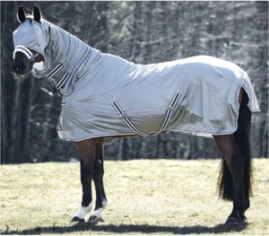 Horze La Pampa Fly Set - Grey - 66" - Picture 1 of 2