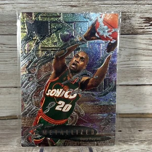 1996-1997 96-97 Fleer Metal Gary Payton Metallized Seattle Supersonics - Picture 1 of 2