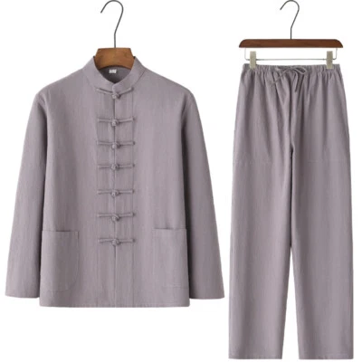 Ropa Tang Estilo Nacional Informal Uniforme Tai Chi Ala Chun Kung Fu Traje Conjunto Foto 1 de 4