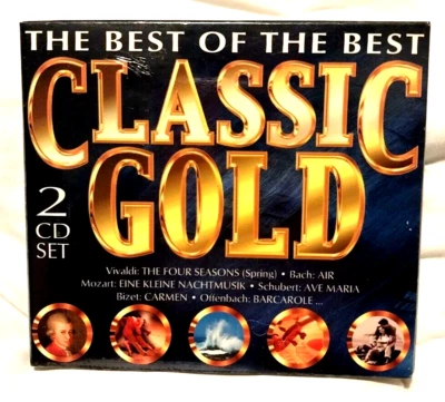 Classic Gold - Bizet/Vivaldi/Mozart/Beethoven/Bach/Strauss (2 CD Set) New! - Image 1 of 4