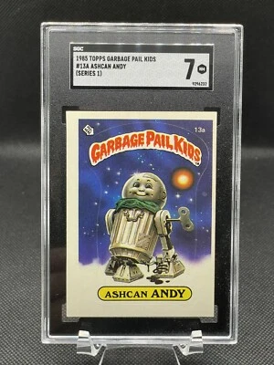 1985 TOPPS GARBAGE PAIL KIDS #13A ASHCAN ANDY (SERIES 1) SGC GRADED 7 NM - Image 1 of 4