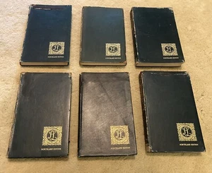 6 Selma Lagerlof Soft Leather  Decorative Scandinavian Books Northland Ed 1917 - Picture 1 of 13