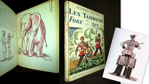 "Les TAMBOURS du FORE and AFT" Rudyard KIPLING Zeichnung Coul Guy ARNOUX Conte 1939 - Bild 1 von 1