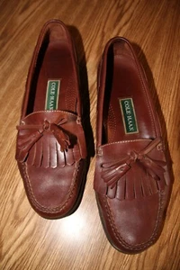 Cole-Haan Slipper Leder elegante Schuhe Halbschuhe gekiltet Top und Quaste Herren 13M - Bild 1 von 6