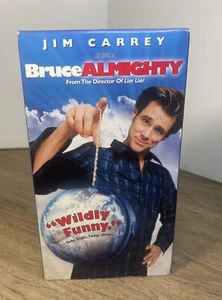 Bruce Almighty (VHS, 2003) Jim Carrey Morgan Freeman Excellent Condition - Picture 1 of 4
