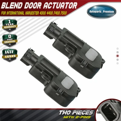 2x Actuador de puerta de aire HVAC para International Harvester 4200 4300 4400 7400 7500 Foto 1 de 4