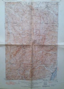 Mapa topográfico del USGS 1938 Monte Constanza Estado de Washington - Imagen 1 de 5