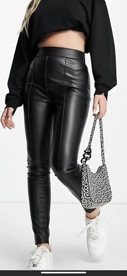 NWT H&M High Rise Faux Leather Leggings - Image 1 of 4