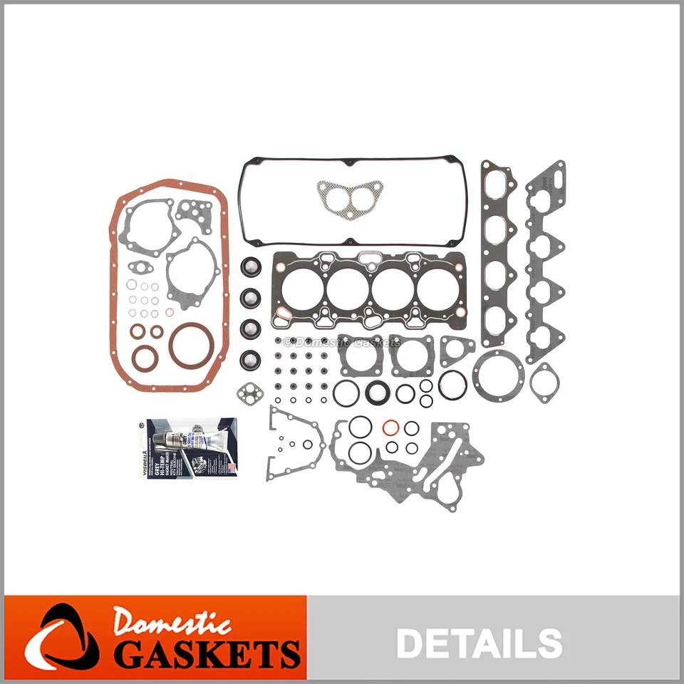 Fits 93-99 Mitsubishi Eclipse Eagle Plymouth 2.4L SOHC Full Gasket Set 4G64 - Image 1 of 4