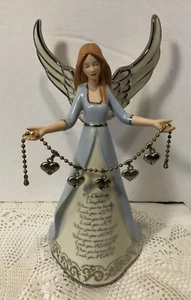 2006 Bradford Editions Darling Daughter I Wish You Porcelain Angel Figurine - Picture 1 of 6