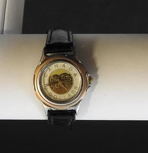 Reloj vintage para mujer Canadá Bear Mountains correa de cuero necesita batería G9 - Imagen 1 de 12