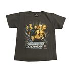 2008 Smack Down Jeff Hardy Umaga WWE T-shirt de lutte jeunesse L garçons gris 