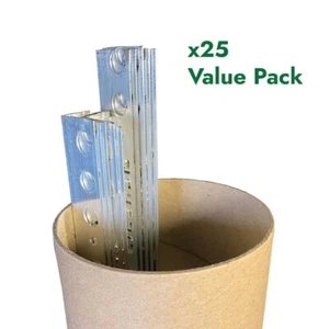 Aluminium L-Form Zierleiste 18 mm | 2,5 m - 25er Pack | Schwerlast Fräser Finish Kantenleiste - Bild 1 von 1
