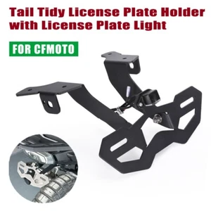 For CFMOTO 450MT 800MT-X Tail Tidy License Plate Holder with License Plate Light - Picture 1 of 24