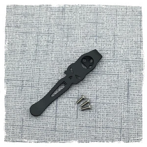 Schwarz Titan Deep Carry Taschenclip für Spyderco Para 3 Messer - Bild 1 von 2