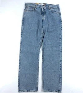 Levis Jeans Mens 36x34 Straight Regular Fit 505 Blue Denim Pants Y2K NOS - Picture 1 of 16
