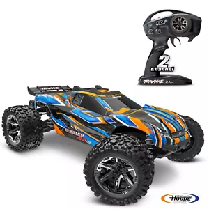 Traxxas Rustler 4x4 Vxl Arancione Rtr 4WD Stadium Truck senza Spazzole - Foto 1 di 5