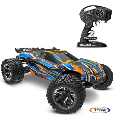 TRAXXAS Rustler 4x4 VXL Orange RTR 4WD Stadium Truck Brushless TRX67376-4-ORNG - Bild 1 von 4