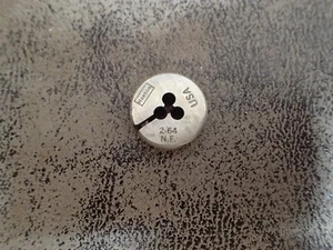 NEW Irwin 3507 2-64 HSS Round Adjustable Die 13/16" O.D (BN273) - Picture 1 of 2