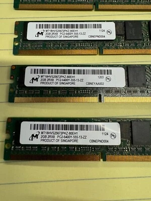 MT18HVS25672PKZ-80EH1 Micron 2GB PC2-6400 DDR2-800MHz ECC Registered CL5 244-Pin - Image 1 of 2