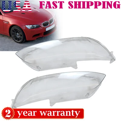 Par de cubiertas de faros para BMW E92 E93 M3 cupé 2006-2009 Foto 1 de 4